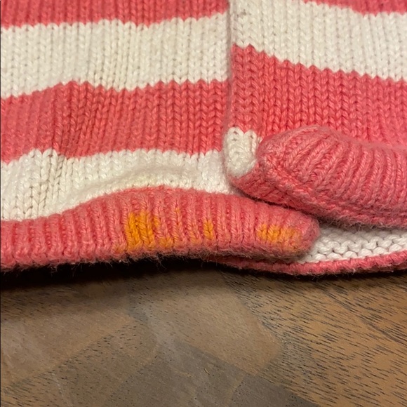 Hanna Andersson Sweater, Pink/White, Size 80 - Picture 6 of 8